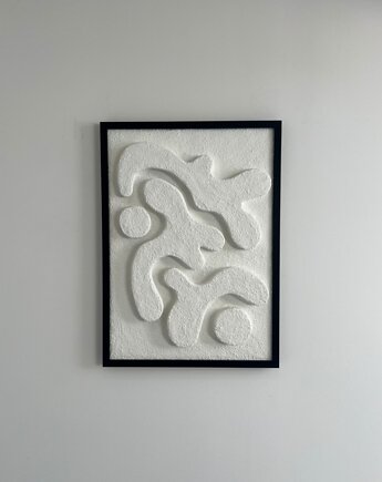 Likida - rzeźba ścienna, obraz strukturalny 3D, Maison Arte