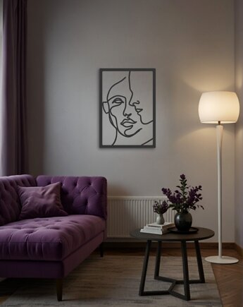 Metalowy obraz Twarz III, Vavum Furniture
