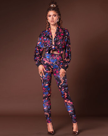Legginsy - Midnight Flower, milita nikonorov