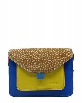 Torebka damska skóra naturalna obrotowa klapka 4w1 unikatowa eko OLIVKA, Olivka Warsaw