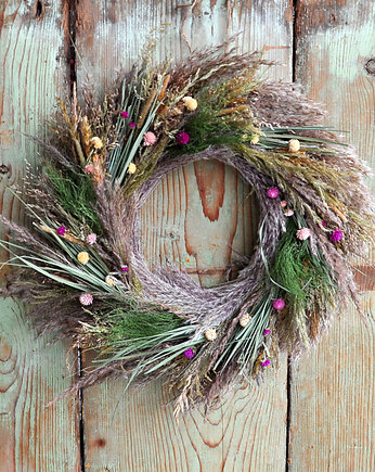 Naturalny wianek boho, mamuta