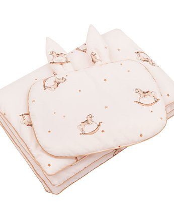 Pościel wypełnienie uszy 100x75 Rocking Horses SM PZ, Bajkowe Wnetrza