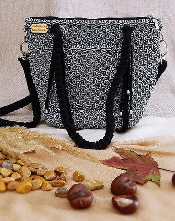 Shopper Bag - czarno-biała, Damariz
