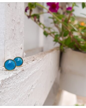Turkusowe kolczyki Dolci, Figa handmade accessories