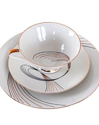 Filiżanka porcelanowa, niemiecki design, lata 60, produkcja: Niemcy, Przetwory design