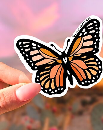 Naklejka - Motyl Pomarańczowy, ivoadventures