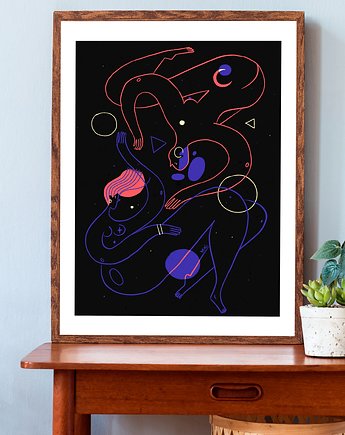 Plakat Universe dance, Magdalena Kozlicka
