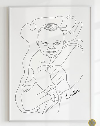 Metryczka - portret dziecka, FrameIt