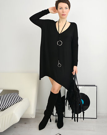 TUNIKA BLACK OVERSIZE by momo, momo fashion