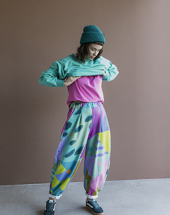 Turkusowa Bluza bez kaptura, Mimi Monster