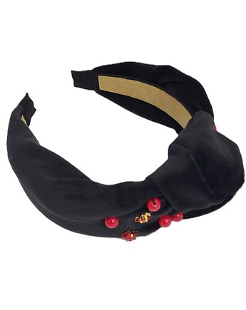 WILA czerń opask welurowa, Expose Akcesoria