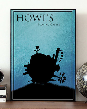 Howl's Moving Castle - plakat, minimalmill