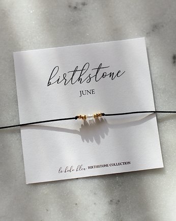 CZERWIEC - JUNE Birthstone Bracelet, Le Boho Bleu