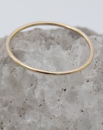 Złoty pierścionek, obrączka, Jansen Diamonds