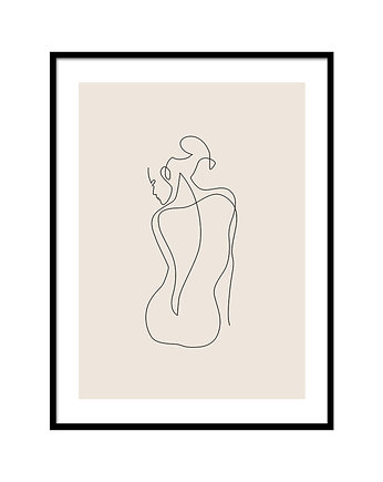 Plakat - Kobieta line art, lemonducky