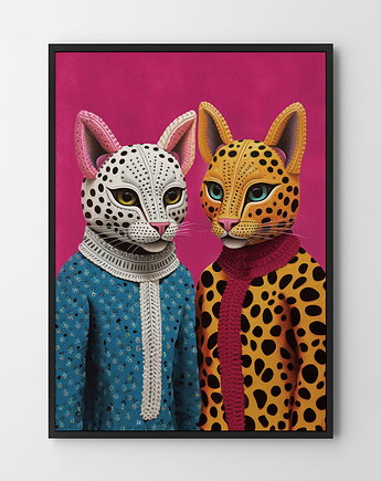 Koty - plakat/ilustracja, HOG STUDIO