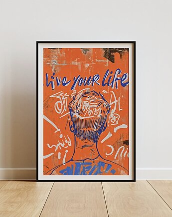 Plakat - Live your life 2, Harry Monkey