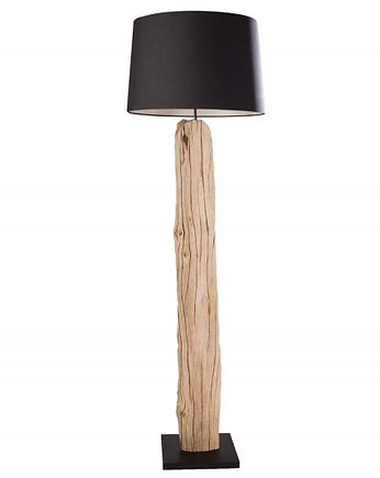 Lampa podłogowa Living Tree Natural / Czarna, stare drewno, OSOBY - Prezent dla emeryta