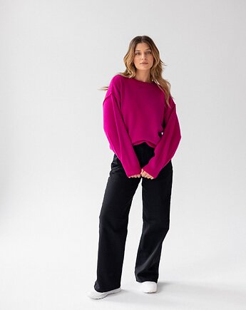 Sweter Cashmere Hug Magenta, MKTP