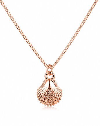 MUSZELKA- naszyjnik różowe złoto 18K, ISSI Jewelry