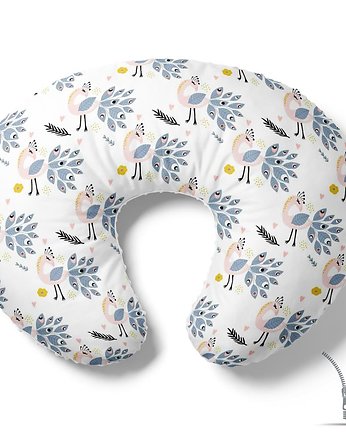 Poduszka rogal do karmienia Pawie, Baby Love Decor