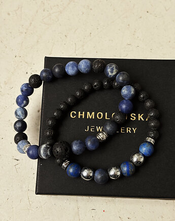 Zestaw męskich bransoletek, Chmolowska Jewellery