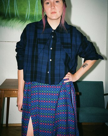 Koszula Midnight Plaid, Rags Queen