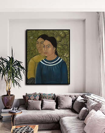 "Dos Mujeres" - Frida Khalo -  Obraz lub Plakat, Lucci Design