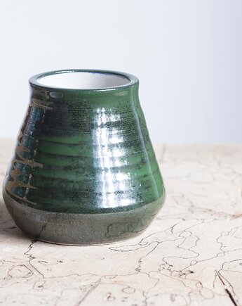 Czarka zielona połyskująca, studnia ceramiczna