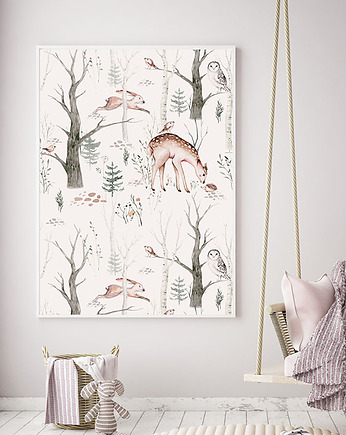 Plakat. Leśne przygody, Love Life and Forest
