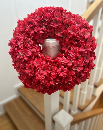 SZTUCZNY Wianek HORTENSJA na drzwi - ok.44cm, MOM&SISdekorują