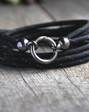 LUX. męska bransoletka :: hello sailor :: black, kaktusia