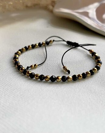 Bransoletka z Czarnym Turmalinem i Złotymi Hematytami, Szmaragdowa Polana