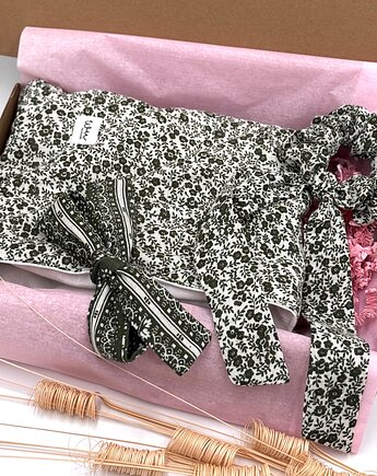Zestaw prezentowy Otulacz + scrunchie, wu handmade