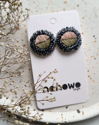 Kolczyki Grafitowe Kółka, nanowoshop