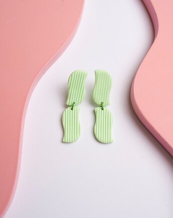 Minimalistyczne łańcuszki z fakturą w paski, Dwie Gliny