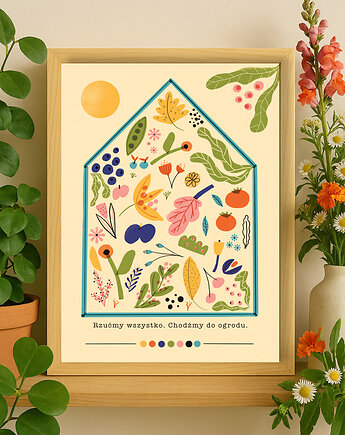Plakat Ogród, MUKI design