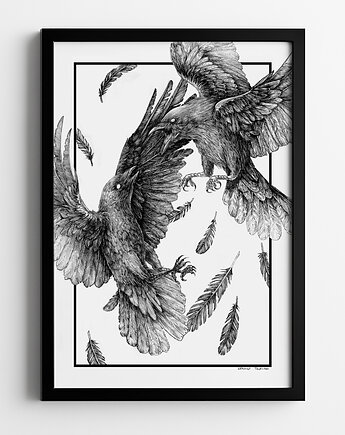 Plakat Kruki, Weronika Trzeciak plakaty