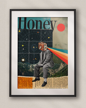 Plakat Wspomnienia - Kolaż Fine Art, DAPIDOKA