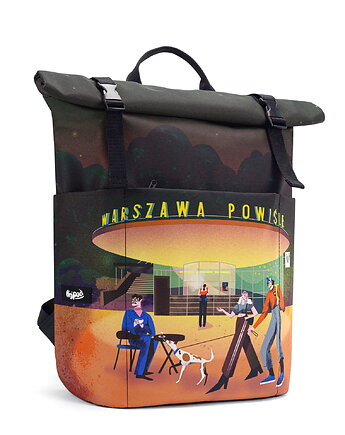 Warszawa Powiśle Plecak wodoodporny Roll Top, Hejpack
