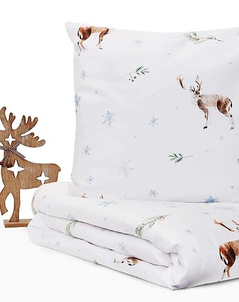 Poszewka Renifery, White pocket