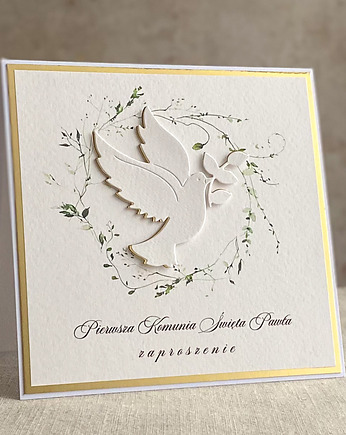 Zaproszenia na Komunię, wzór 61, Anna Art and Crafts