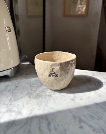 Ceramiczna Czarka 220 ml w Owieczkami Handmade Podhale, Maison Fragile