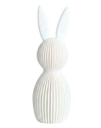 Figurka Dekoracja Wielkanocna STOJĄCA BIAŁA Królik Zajączek do Koszyczka, smxdsgn