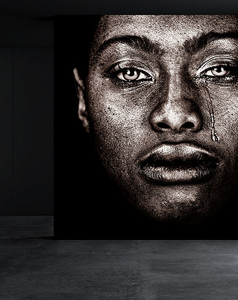 Afroamerykanka - Autorski projekt fototapety, Dekoracje PATKA Patrycja Kita