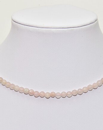 Choker Naszyjnik Kwarc różowy Kamień naturalny, Lacasilla
