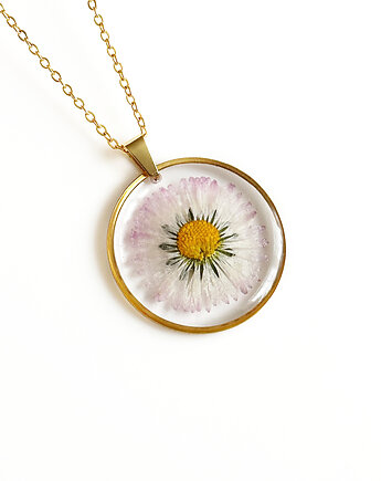 Naszyjnik z kwiatami, prezent dla kobiet, Colie