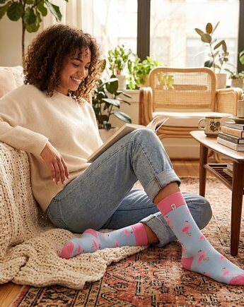 Skarpetki Flamingi, 4LCK