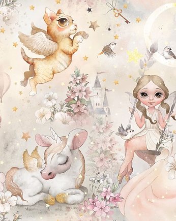 Tapeta ścienna Fairy Land Wróżka 53cmx10m PZ, Bajkowe Wnetrza
