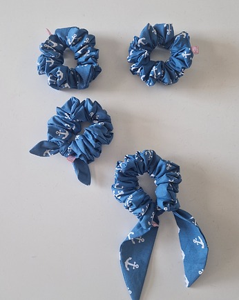 Scrunchie sailor niebieskie, ilunga